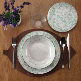 Vajilla Versa Turquesa Porcelana Flores 18 Piezas Vajilla Versa Turquesa Porcelana Flores 18 Piezas