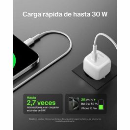 Cable Lightning Belkin WCA008KQWH Blanco 30 W Precio: 14.49999991. SKU: B18PBVZSRQ