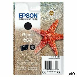 Cartucho de Tinta Original Epson P-2100, 3100, 4100 / WF-2830DWF, 2850DW - Nº 603 Negro (10 Unidades) Cartucho de Tinta Original Epson P-2100, 3100, 4100 / WF-2830DWF, 2850DW - Nº 603 Negro (10 Unidades) Precio: 153.79000054. SKU: B1CHRMLGWA