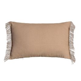Cojín Marrón Algodón-Poliéster 30 X 50 cm