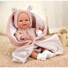 Muñeca elegance babyto rosa con manta (muñeca de peso) 35 cm cuerpo blando Muñeca elegance babyto rosa con manta (muñeca de peso) 35 cm cuerpo blando