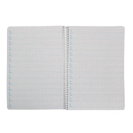 Liderpapel Cuaderno Espiral Pautaguía A4 Tapa Blanda 80 Hojas 75gr Cuadro Pautado 5mm Color Amarillo