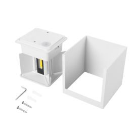 Aplique LED Exterior 2x5W 100Lm/W IP65 Blanco 4000K [HO-APL06-IP65-W-W]