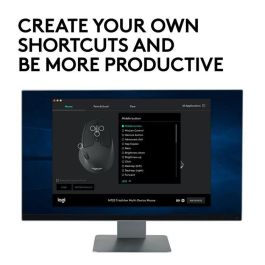 Logitech M720 Triathlon Ratón Inalámbrico Bluetooth y 2.4GHz, 1000 dpi, 1x AA, 135g