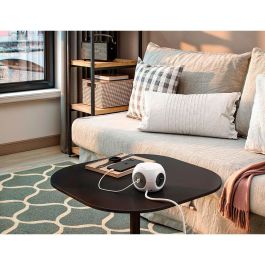 Simon Base Múltiple Combiball 3 Tomas Schuko + 1 USB-A + 2 USB-C 30W Blanca con Cable 1,4m