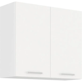 Atlas Unidad alta con 2 puertas batientes, ATLAS80G, Decoración blanca, L80 cm Precio: 124.50000002. SKU: B1D7CPEW8J