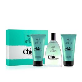 Aire Sevilla CHIC... Estuche regalo 3 piezas para Mujer, Eau de Toilette vaporizador 150ml, Crema hidratante 150ml, Gel de ducha 150ml Precio: 13.78999974. SKU: S05103473