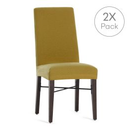 Funda para Silla Eysa BRONX Mostaza 50 x 55 x 50 cm 2 Unidades Funda para Silla Eysa BRONX Mostaza 50 x 55 x 50 cm 2 Unidades
