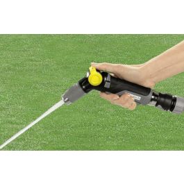 Kärcher Pistola Pulverizadora de Metal Premium con 2 Patrones, Gatillo Autoblocante, Mango Giratorio y Flujo Ajustable