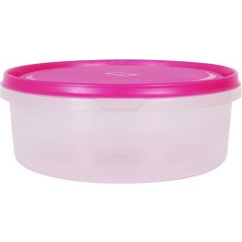 Fiambrera Redonda 1.25L Colores - Inde (12 Unidades)