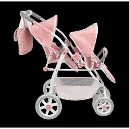 Muñecas Arias Coche Gemelar Universe 45x70x73 cm con Bolso