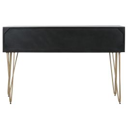 Consola Home ESPRIT Negro Dorado 120 x 38 x 76 cm Consola Home ESPRIT Negro Dorado 120 x 38 x 76 cm