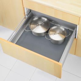 Wenko Lámina Antideslizante Extra Gruesa Gris 47040100, 50 x 150 cm