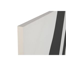 Lienzo Home ESPRIT Blanco Azul marino Moderno Urbano 140 x 3 x 180 cm (2 Unidades)