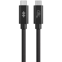 Targus HyperDrive Next Cable USB4 Gen 3x2 Macho a Macho 40 Gbit/s Trenzado 1.2m Negro