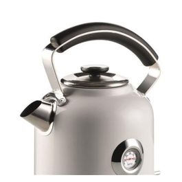 Ariete Hervidor Eléctrico Moderna 2854/01 Blanco 1.7 Litros Acero Inoxidable con Termómetro Apagado Automático