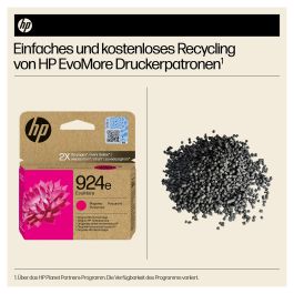 HP 924e Cartucho de Tinta Original Magenta Alto Rendimiento (XL) 800 páginas