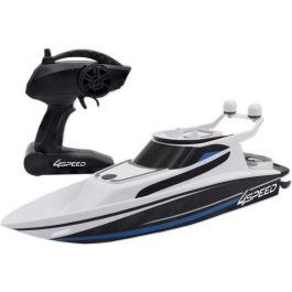 Lancha teledirigida - SILVERLIT - 4SPEED - Lancha rápida - 8 km/h - 34 cm - blanco y negro - 8 años Precio: 50.79000047. SKU: B17ZPKPXGY
