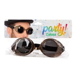 Gafas Steampunk Dorado Hombre Adulto