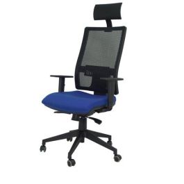 Silla Piqueras Y Crespo Horna Brazos Regulables Cabecero Incluido Mecanismo Sincro Apoyo Lumbar Respaldo Malla Transpirable Y Asiento Tapizado Bali Azul Precio: 329.5000005. SKU: B1DY7GS9RP