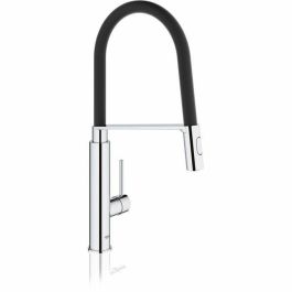 Grohe Mezclador de Fregadero Monomando Concetto, Acabado Cromado StarLight Brillante, con Tecnología SilkMove para Instalación de Un Orificio