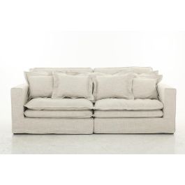 DKD Home Decor Módulo Sofá Izq/Der Beige Poliester 120 x 120 x 95 cm