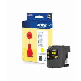 Brother LC-121Y Tinta Amarilla Original (Gelb) para Impresoras, Rendimiento hasta 300 Páginas A4 (ISO 24711) Precio: 33.59000051. SKU: S8401965