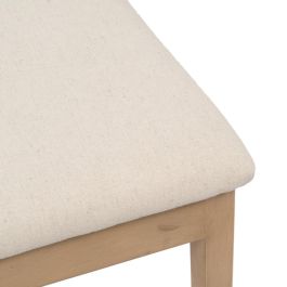 Silla Natural-Beige Tejido-Madera 41 X 50 X 81 cm