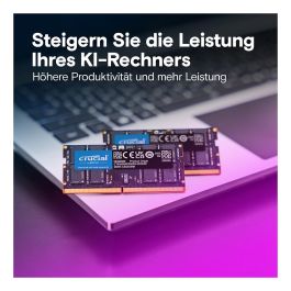 Crucial CT2K32G64C52CS5 - Kit de Memoria RAM 64GB (2x32GB) DDR5 6400 MT/s SO-DIMM para Portátil, CL52, Negro