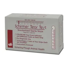 Merck MSD Test Schirmer 1x10 Tiras con indicador y escala milimétrica Precio: 16.98999962. SKU: B1FYVKXG28