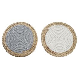 Salvamantel DKD Home Decor Individual Algodón Fibra (20 x 20 x 1 cm) (2 Unidades) Precio: 1.49999949. SKU: B1EJG3F4WH