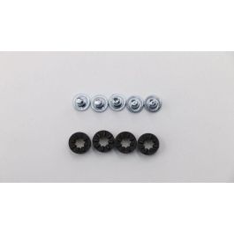 Lenovo HDD screw and grommet kit for secure hard drive mounting in Lenovo systems, includes standard screws and large washers. Lenovo HDD screw and grommet kit for secure hard drive mounting in Lenovo systems, includes standard screws and large washers.