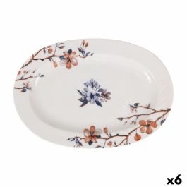 Bandeja de Aperitivos Toscana Flores Ovalado 30 x 20 x 2 cm (6 Unidades) Precio: 30.68999956. SKU: B169ZLEN4D