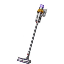 Dyson V15 Detect Absolute Aspiradora Escoba sin Cable 2 en 1 Ciclónica Níquel/Amarillo para Suelos Duros y Alfombras