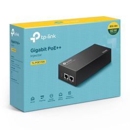 Tp-Link Inyector PoE++ TL-POE170S Hasta 60W con 2 Puertos Gigabit para Redes Ethernet
