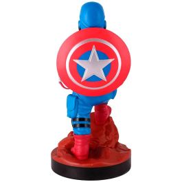 Cable Guy Soporte Capitán América Marvel 20cm para Mando de PS5, Xbox, iPhone y Móviles