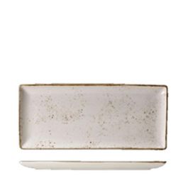 STEELITE Fuente Craft Blanco 33 x 19 cm de Cerámica Artesanal, Apta Lavavajillas y Microondas, Colección Decorada de Vajilla (Set de 6) Precio: 51.89000058. SKU: B16CM89QCR