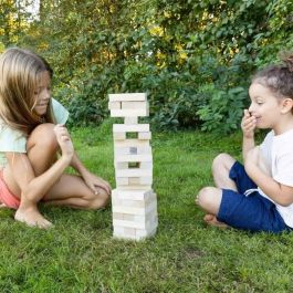 XXL Tumbling Tower - Juego de habilidad - SES CREATIVE - Versión XXL para exteriores, emocionante para niños y adultos.