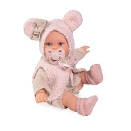 Muñeca kika lagrimitas con chaleco de orejitas 27 cm Muñeca kika lagrimitas con chaleco de orejitas 27 cm