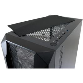 LC-Power 712MB Gaming Micro Torre PC Negra, Micro ATX/Mini-ITX, Ventana Lateral, Plástico y Vidrio Templado