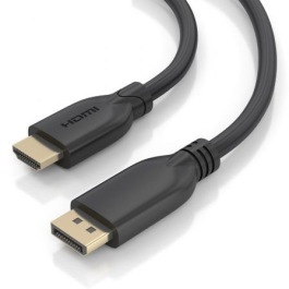 Cable Conversor Aisens A125-0922/ DisplayPort Macho - HDMI 4K Macho/ 10m/ Negro