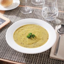 Arcoroc Set 6 Platos Hondos Intensity White Vidrio 22 cm