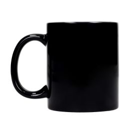 Sd Toys Taza Harry Potter Logo Cerámica Negra Oficial Apta Microondas y Lavavajillas