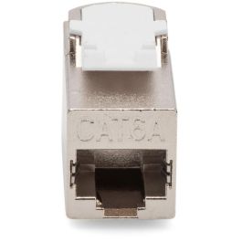 Digitus Acoplador Keystone RJ45 CAT6A, Apantallado, Hembra-Hembra, Clase EA, Níquel