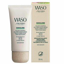 Shiseido Waso Shikulime Color Control Oil-Free Moisturizer SPF 30, Hidratante Facial con Color sin Aceites, Tono Uniforme y Protección UV, 50 ml - M100203-702