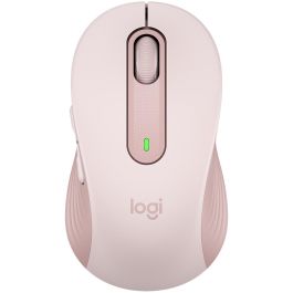 Logitech Signature M650 Ratón Inalámbrico Silencioso Bluetooth Botones Programables SmartWheel para Manos Pequeñas Grandes o Zurdas Rosa