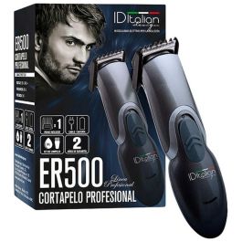 Id Italian ER500 Máquina Cortapelos Profesional con Cuchilla de Cerámica y Carbono, Batería, Cargador y Precisión para Hombre Precio: 23.78999997. SKU: S0557660