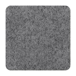 Herrajes Alk C100 Fieltro Adhesivo Cuadrado Gris 100mm - Antideslizante y Protector para Muebles y Suelos (Pack 6 Unidades)