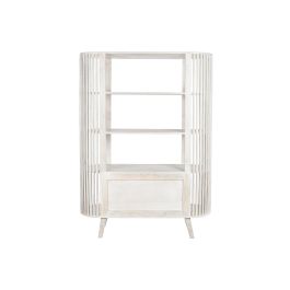 DKD Home Decor Estantería Moderna de Madera de Mango Blanco 116x40x160 cm