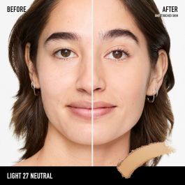 Bare Minerals BAREPRO 24HR Base de Maquillaje en Polvo Perfeccionadora de la Piel #27-neutral 8 gr - Cobertura Total, Acabado Mate, Duración 24H